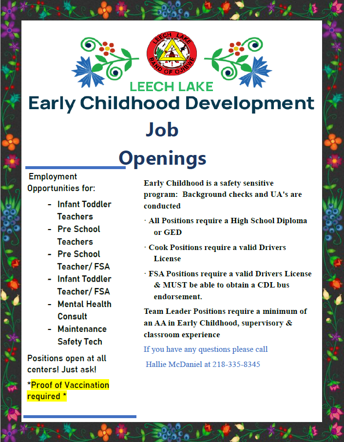 ECD job flyer